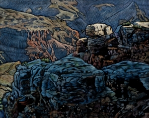 Blue Shadows of Morning